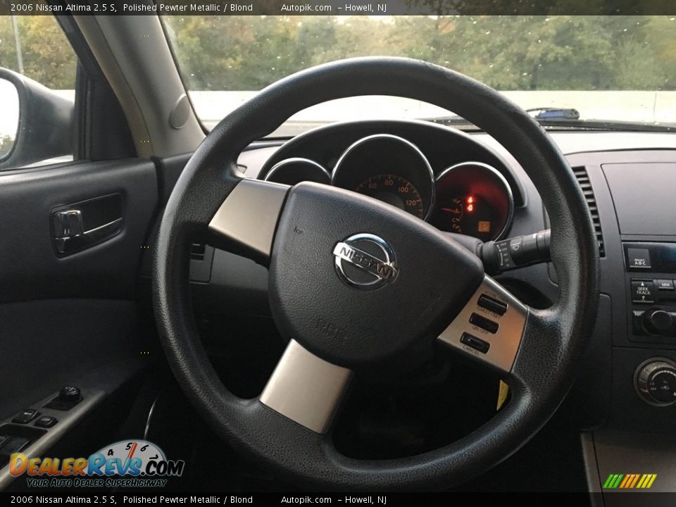 2006 Nissan Altima 2.5 S Polished Pewter Metallic / Blond Photo #16