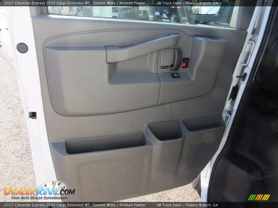 2017 Chevrolet Express 2500 Cargo Extended WT Summit White / Medium Pewter Photo #10