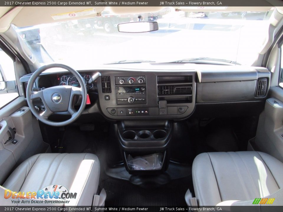 2017 Chevrolet Express 2500 Cargo Extended WT Summit White / Medium Pewter Photo #11
