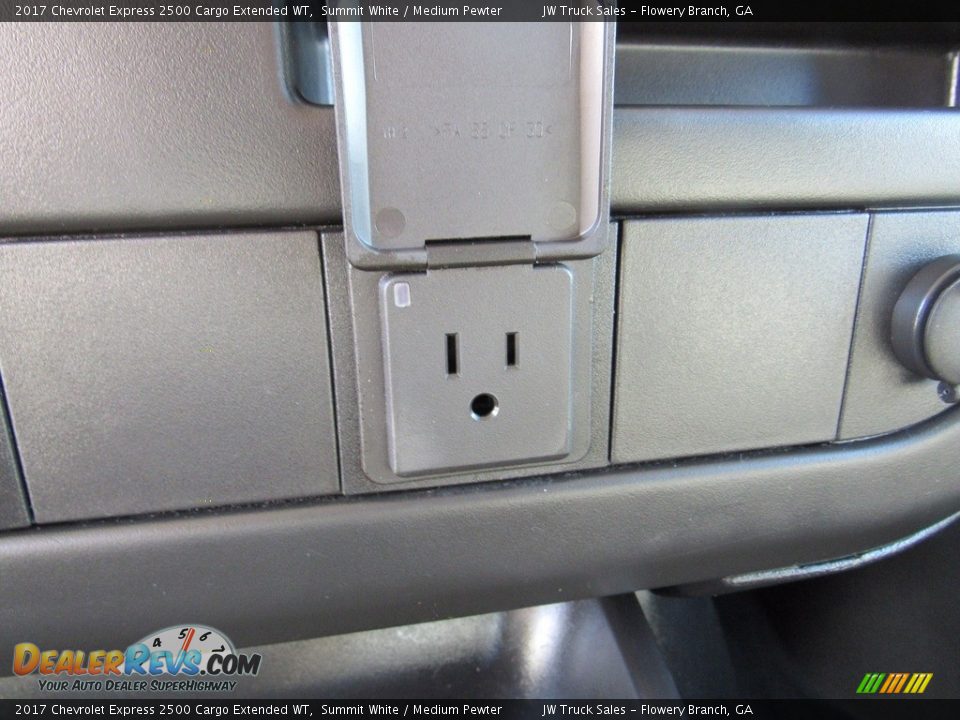 2017 Chevrolet Express 2500 Cargo Extended WT Summit White / Medium Pewter Photo #20