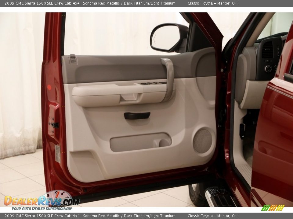 2009 GMC Sierra 1500 SLE Crew Cab 4x4 Sonoma Red Metallic / Dark Titanium/Light Titanium Photo #4