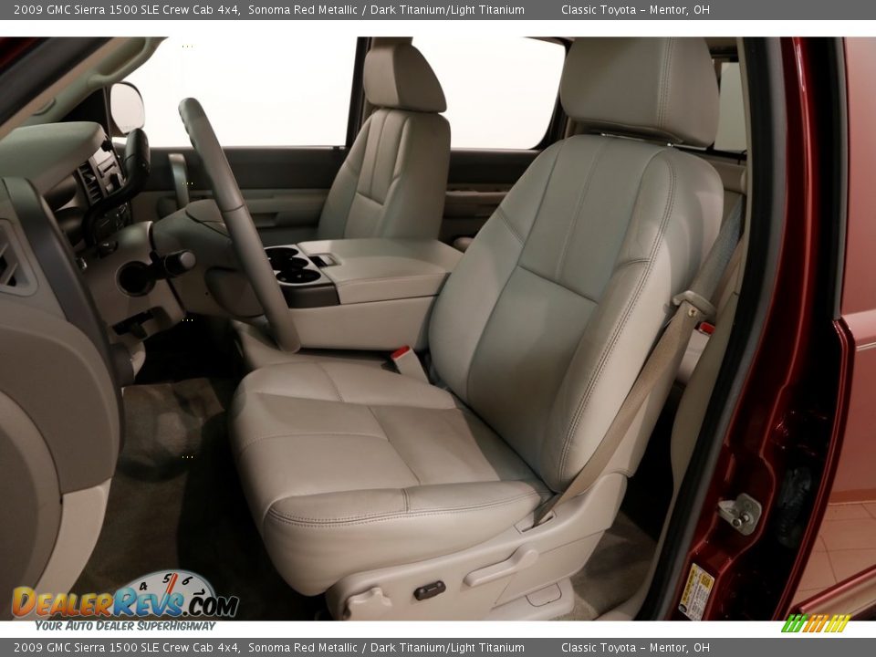 2009 GMC Sierra 1500 SLE Crew Cab 4x4 Sonoma Red Metallic / Dark Titanium/Light Titanium Photo #5