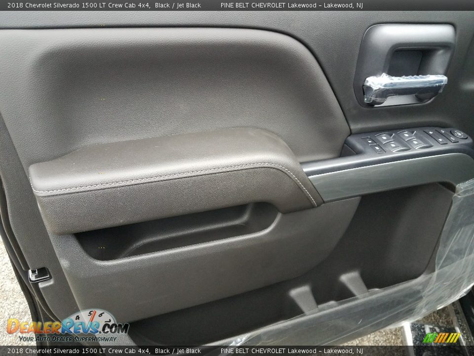2018 Chevrolet Silverado 1500 LT Crew Cab 4x4 Black / Jet Black Photo #8