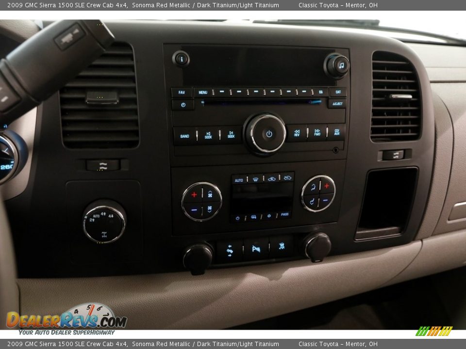 2009 GMC Sierra 1500 SLE Crew Cab 4x4 Sonoma Red Metallic / Dark Titanium/Light Titanium Photo #8