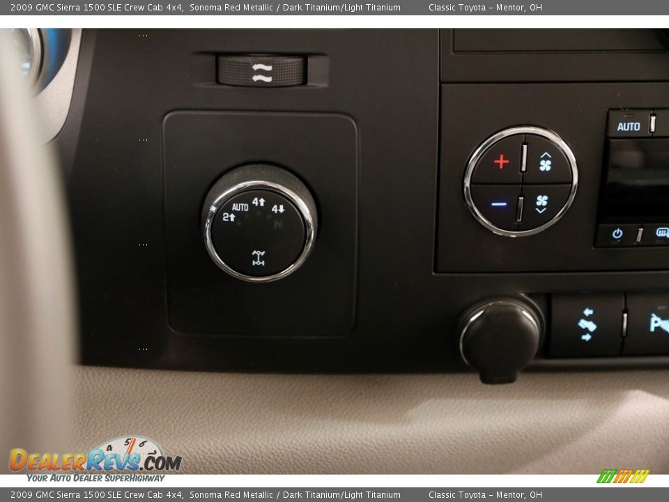 2009 GMC Sierra 1500 SLE Crew Cab 4x4 Sonoma Red Metallic / Dark Titanium/Light Titanium Photo #9