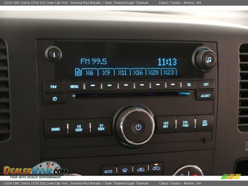 2009 GMC Sierra 1500 SLE Crew Cab 4x4 Sonoma Red Metallic / Dark Titanium/Light Titanium Photo #10