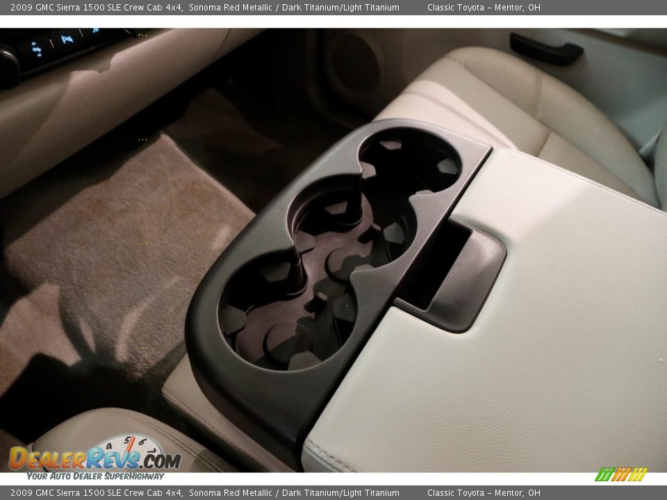 2009 GMC Sierra 1500 SLE Crew Cab 4x4 Sonoma Red Metallic / Dark Titanium/Light Titanium Photo #11