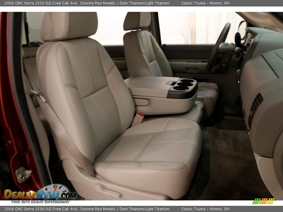 2009 GMC Sierra 1500 SLE Crew Cab 4x4 Sonoma Red Metallic / Dark Titanium/Light Titanium Photo #12
