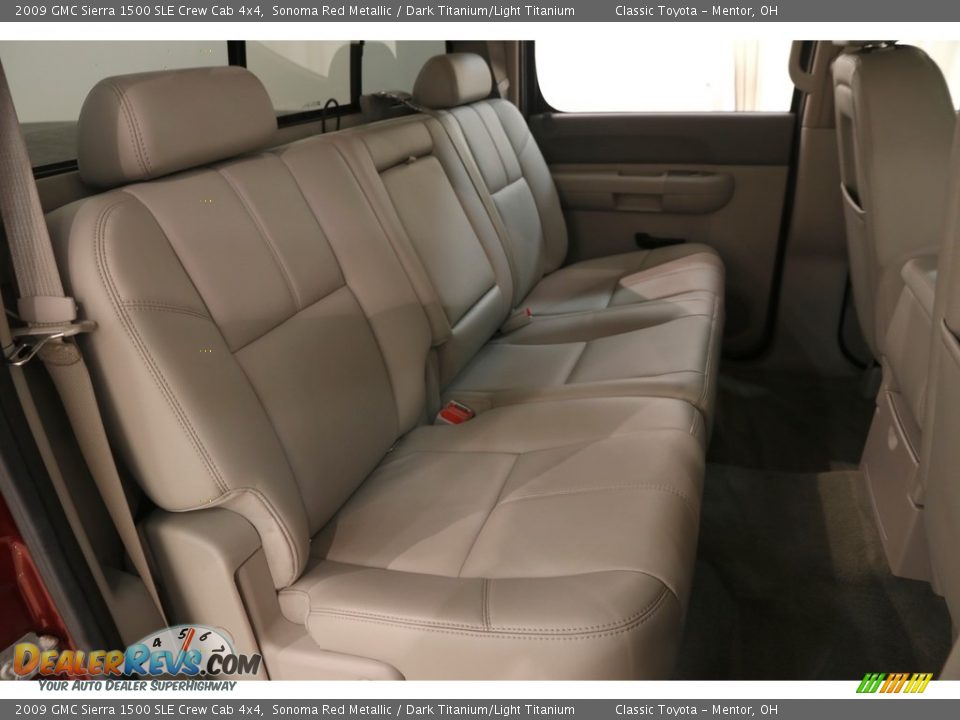 2009 GMC Sierra 1500 SLE Crew Cab 4x4 Sonoma Red Metallic / Dark Titanium/Light Titanium Photo #13