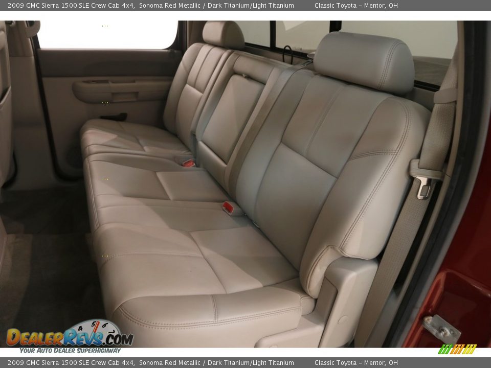 2009 GMC Sierra 1500 SLE Crew Cab 4x4 Sonoma Red Metallic / Dark Titanium/Light Titanium Photo #14