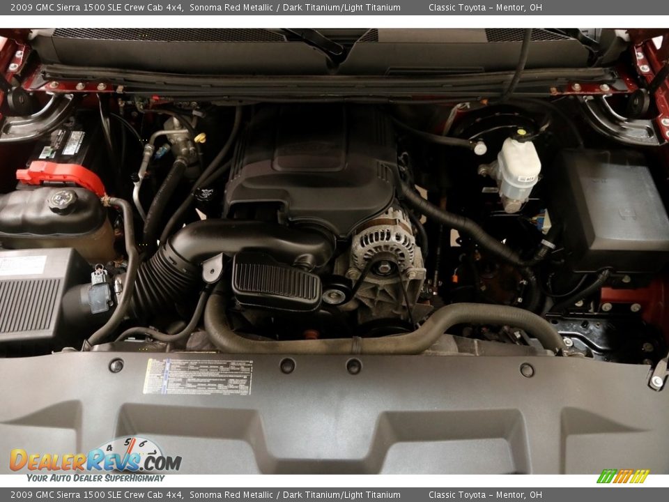 2009 GMC Sierra 1500 SLE Crew Cab 4x4 Sonoma Red Metallic / Dark Titanium/Light Titanium Photo #16