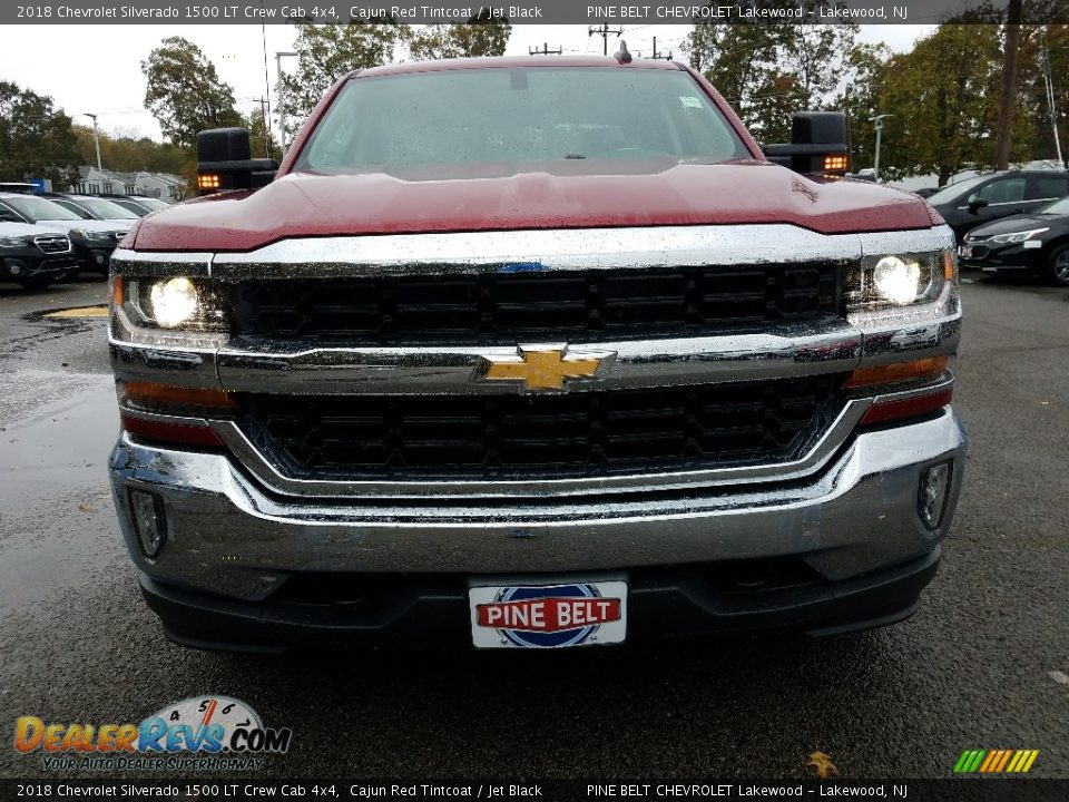 2018 Chevrolet Silverado 1500 LT Crew Cab 4x4 Cajun Red Tintcoat / Jet Black Photo #2
