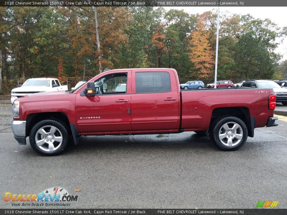 2018 Chevrolet Silverado 1500 LT Crew Cab 4x4 Cajun Red Tintcoat / Jet Black Photo #3