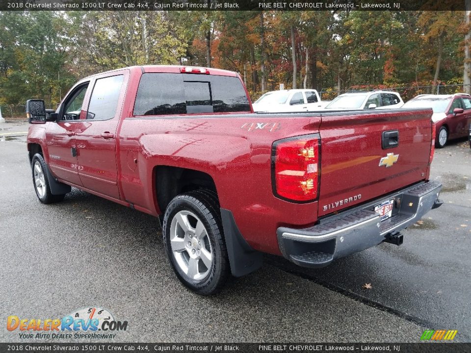 2018 Chevrolet Silverado 1500 LT Crew Cab 4x4 Cajun Red Tintcoat / Jet Black Photo #4