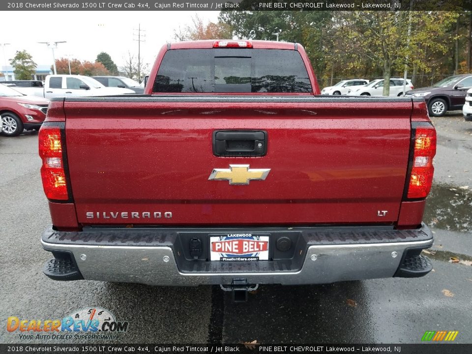 2018 Chevrolet Silverado 1500 LT Crew Cab 4x4 Cajun Red Tintcoat / Jet Black Photo #5