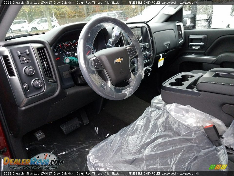 2018 Chevrolet Silverado 1500 LT Crew Cab 4x4 Cajun Red Tintcoat / Jet Black Photo #7