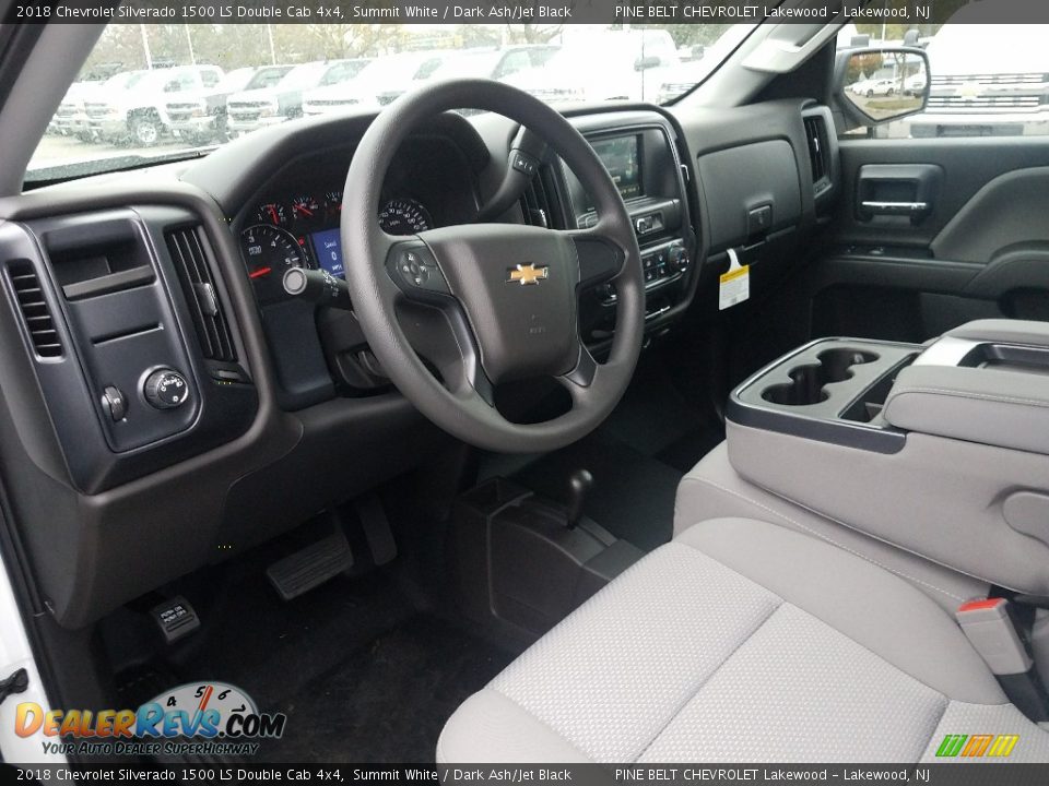 2018 Chevrolet Silverado 1500 LS Double Cab 4x4 Summit White / Dark Ash/Jet Black Photo #7