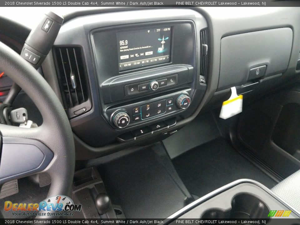 2018 Chevrolet Silverado 1500 LS Double Cab 4x4 Summit White / Dark Ash/Jet Black Photo #10