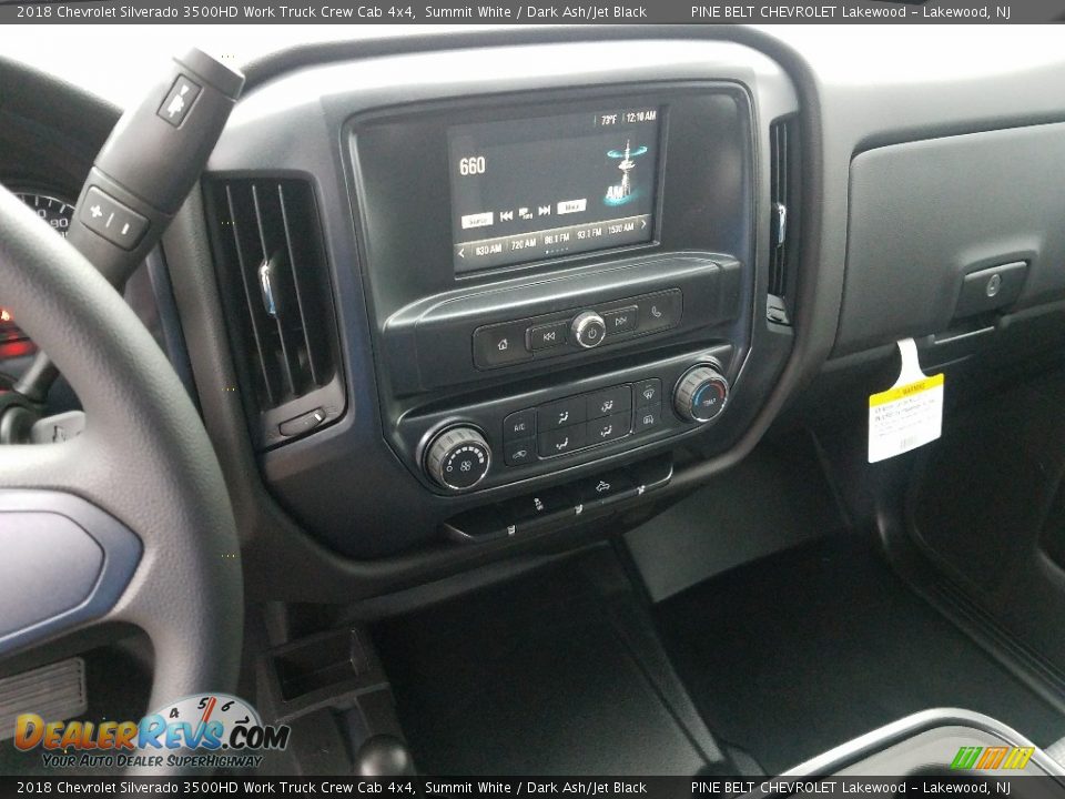 2018 Chevrolet Silverado 3500HD Work Truck Crew Cab 4x4 Summit White / Dark Ash/Jet Black Photo #10