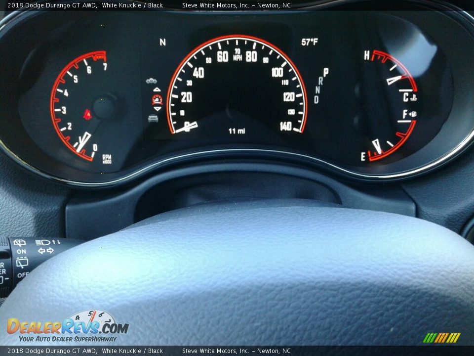 2018 Dodge Durango GT AWD White Knuckle / Black Photo #25