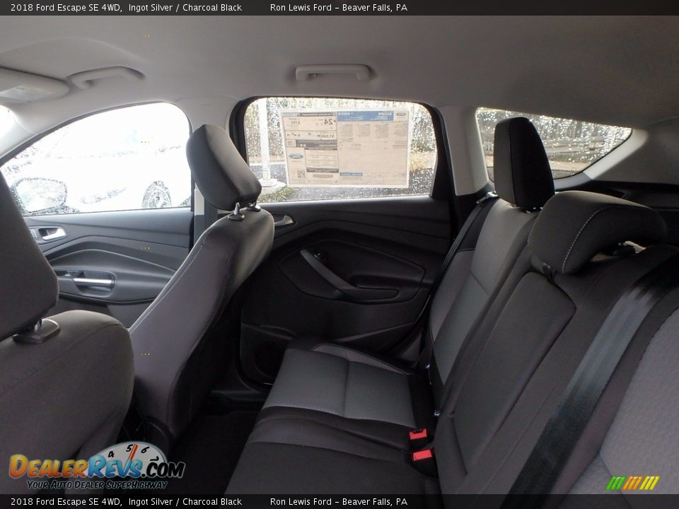 Rear Seat of 2018 Ford Escape SE 4WD Photo #12