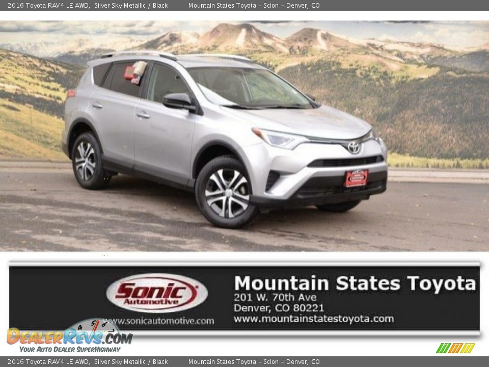 2016 Toyota RAV4 LE AWD Silver Sky Metallic / Black Photo #1