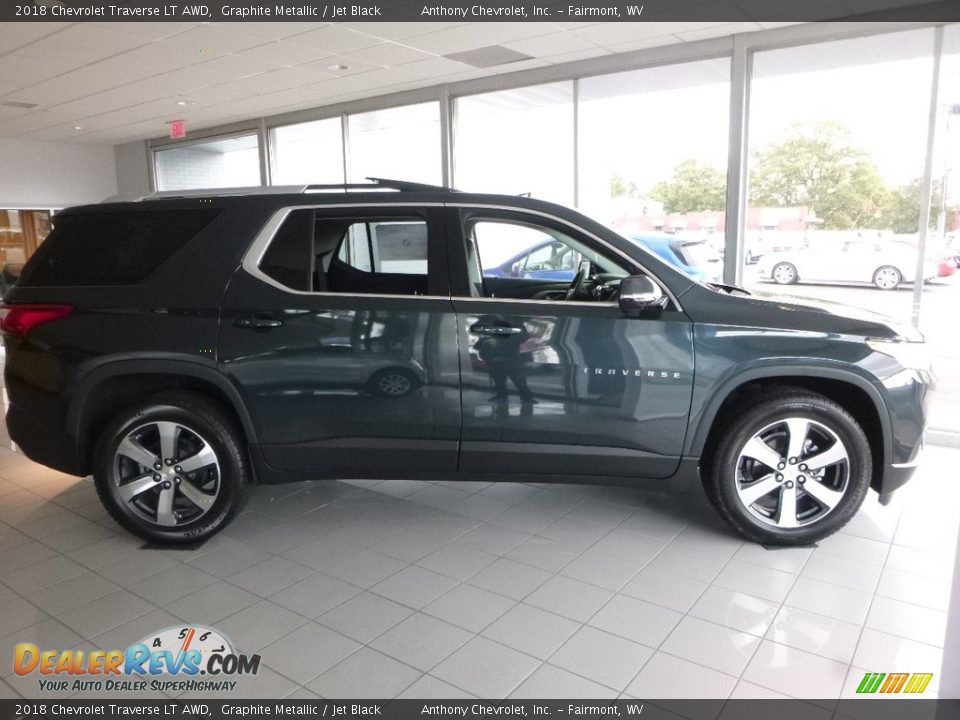 2018 Chevrolet Traverse LT AWD Graphite Metallic / Jet Black Photo #2