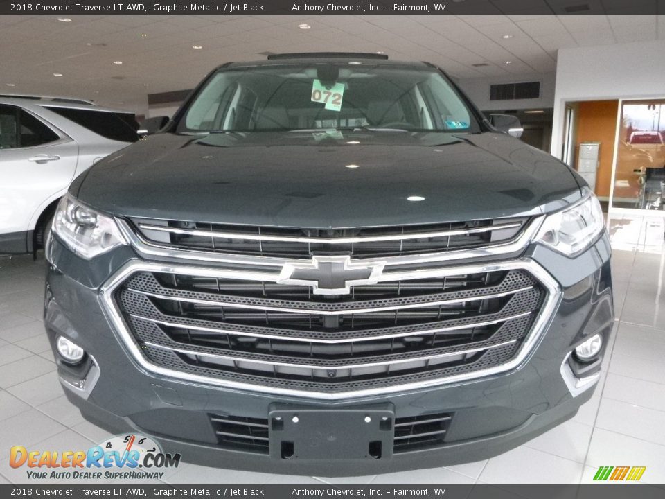 2018 Chevrolet Traverse LT AWD Graphite Metallic / Jet Black Photo #3