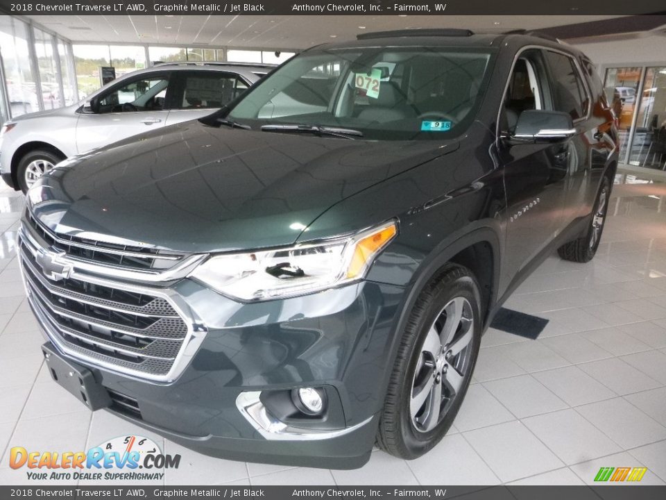 2018 Chevrolet Traverse LT AWD Graphite Metallic / Jet Black Photo #4