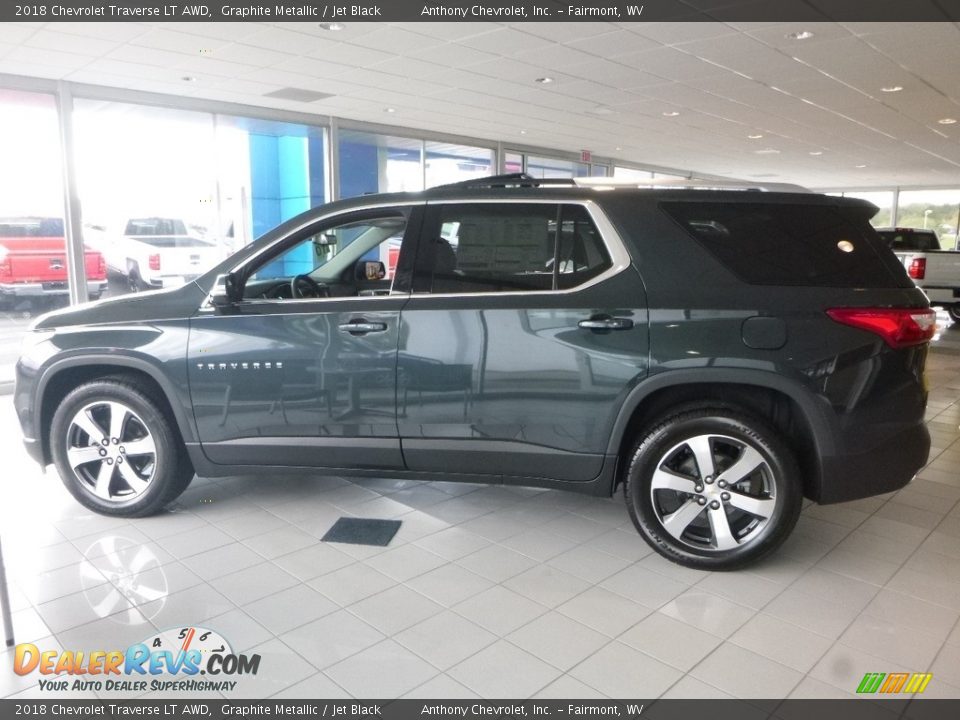 2018 Chevrolet Traverse LT AWD Graphite Metallic / Jet Black Photo #5