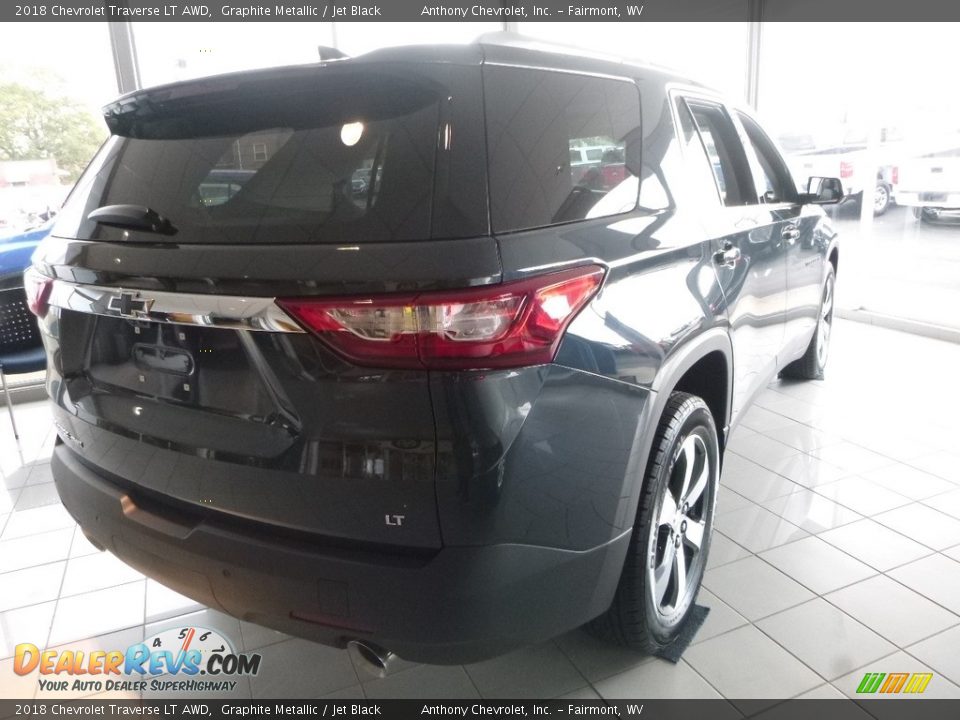 2018 Chevrolet Traverse LT AWD Graphite Metallic / Jet Black Photo #6
