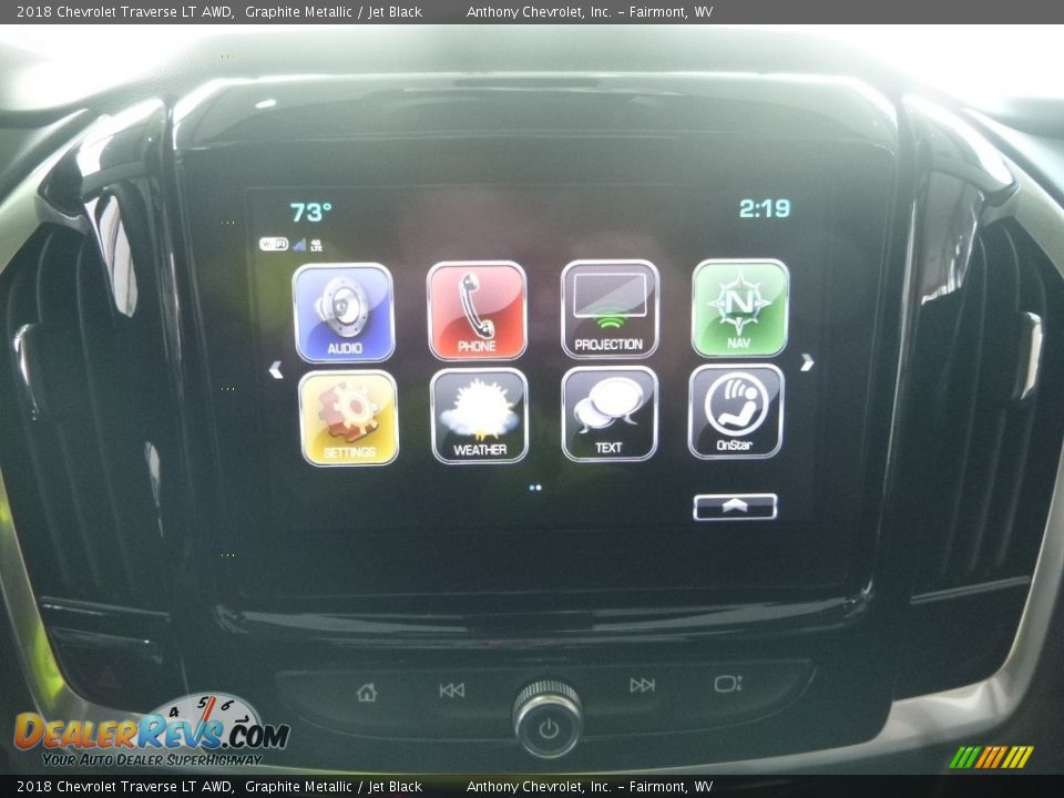 2018 Chevrolet Traverse LT AWD Graphite Metallic / Jet Black Photo #19