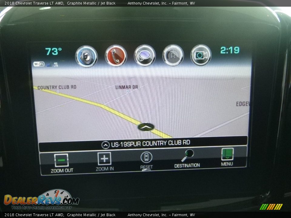 2018 Chevrolet Traverse LT AWD Graphite Metallic / Jet Black Photo #20