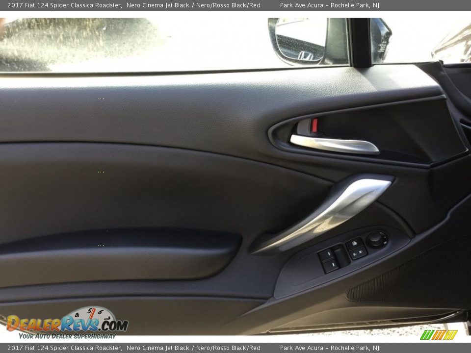 2017 Fiat 124 Spider Classica Roadster Nero Cinema Jet Black / Nero/Rosso Black/Red Photo #16