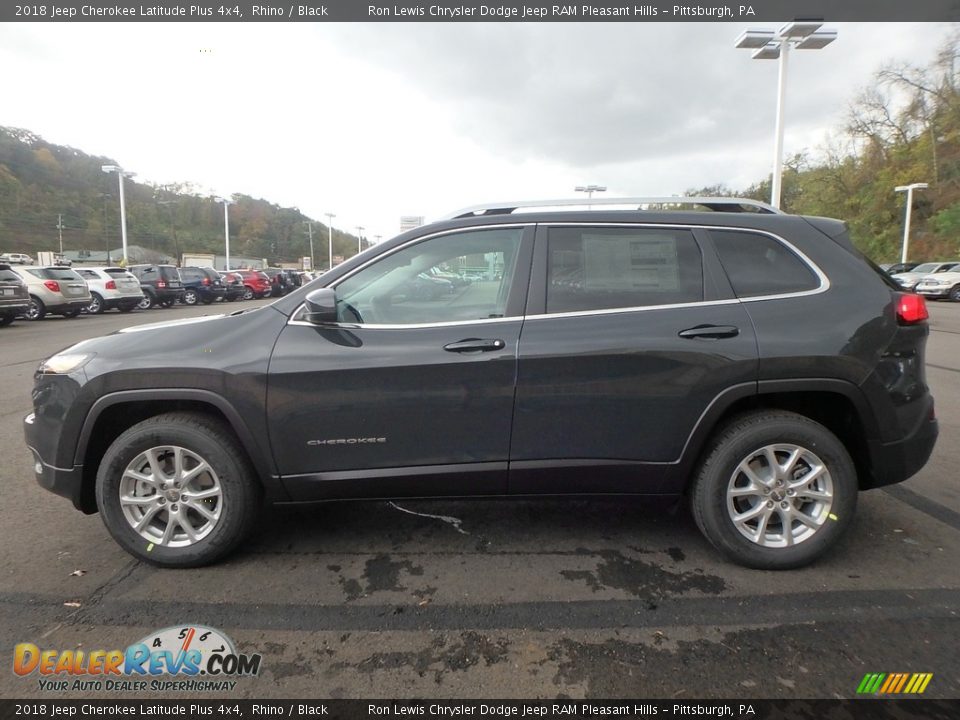 2018 Jeep Cherokee Latitude Plus 4x4 Rhino / Black Photo #2