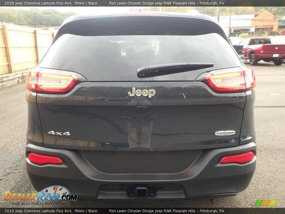 2018 Jeep Cherokee Latitude Plus 4x4 Rhino / Black Photo #4