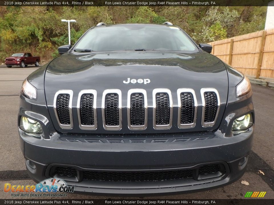 2018 Jeep Cherokee Latitude Plus 4x4 Rhino / Black Photo #8