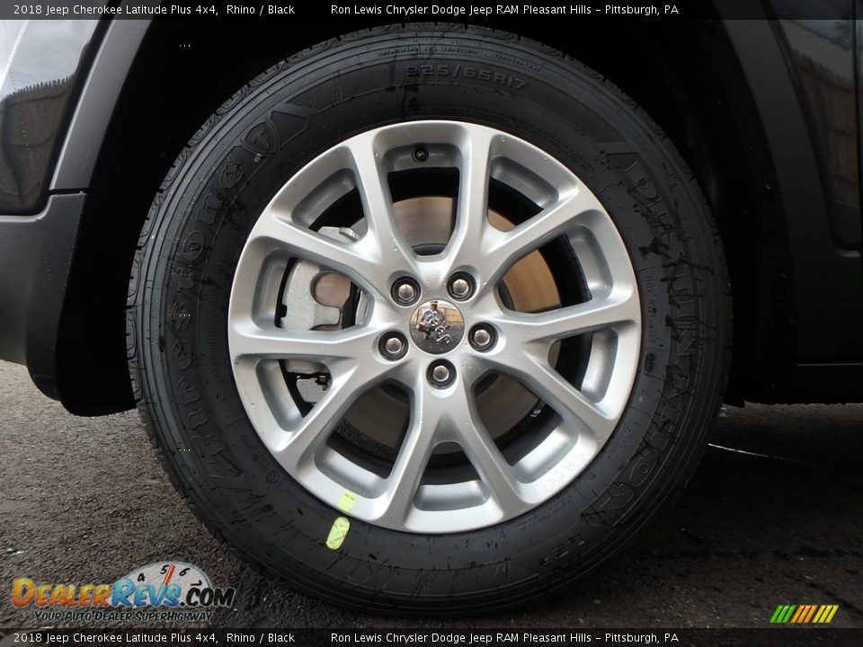 2018 Jeep Cherokee Latitude Plus 4x4 Rhino / Black Photo #9