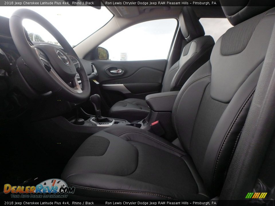 2018 Jeep Cherokee Latitude Plus 4x4 Rhino / Black Photo #10