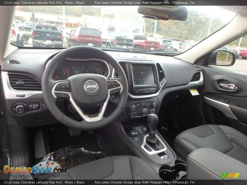 2018 Jeep Cherokee Latitude Plus 4x4 Rhino / Black Photo #12