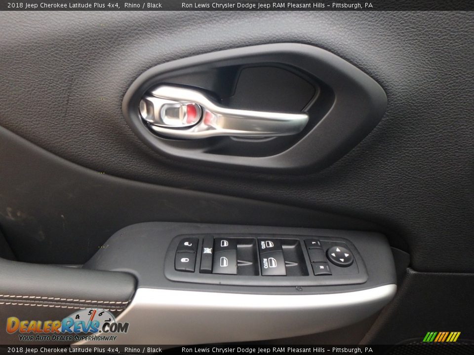 2018 Jeep Cherokee Latitude Plus 4x4 Rhino / Black Photo #13