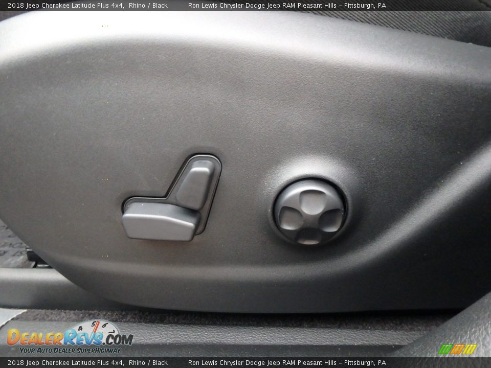 2018 Jeep Cherokee Latitude Plus 4x4 Rhino / Black Photo #15