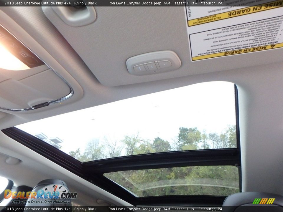 2018 Jeep Cherokee Latitude Plus 4x4 Rhino / Black Photo #16