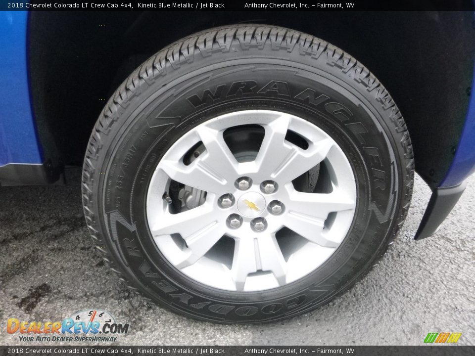 2018 Chevrolet Colorado LT Crew Cab 4x4 Kinetic Blue Metallic / Jet Black Photo #2