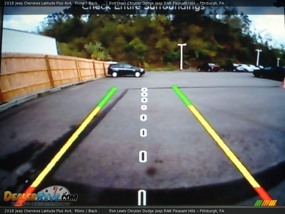 2018 Jeep Cherokee Latitude Plus 4x4 Rhino / Black Photo #18