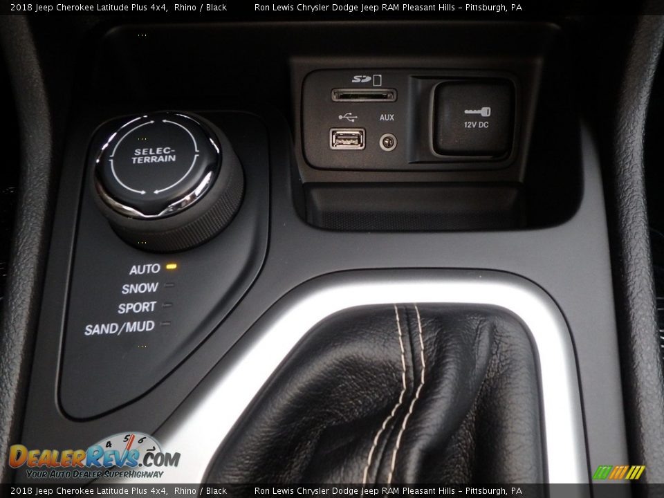 2018 Jeep Cherokee Latitude Plus 4x4 Rhino / Black Photo #19