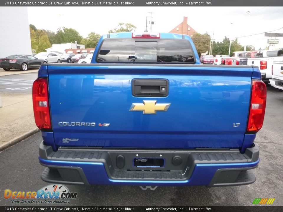 2018 Chevrolet Colorado LT Crew Cab 4x4 Kinetic Blue Metallic / Jet Black Photo #5