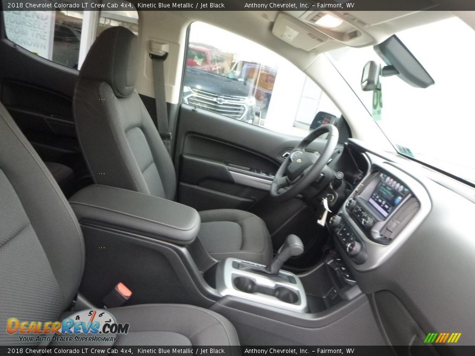 2018 Chevrolet Colorado LT Crew Cab 4x4 Kinetic Blue Metallic / Jet Black Photo #9