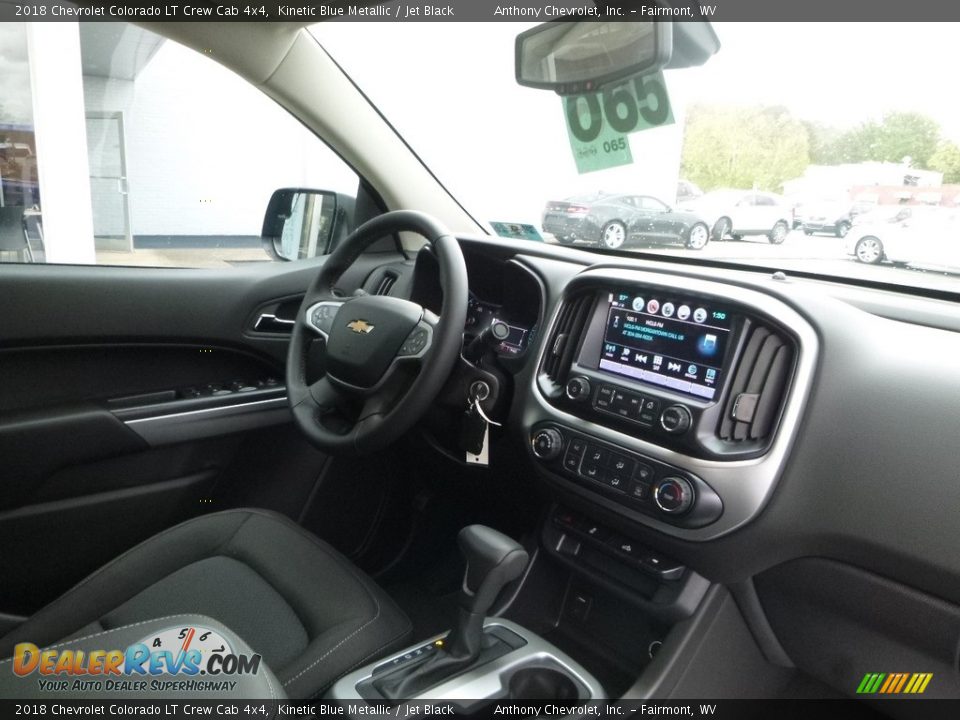 2018 Chevrolet Colorado LT Crew Cab 4x4 Kinetic Blue Metallic / Jet Black Photo #10