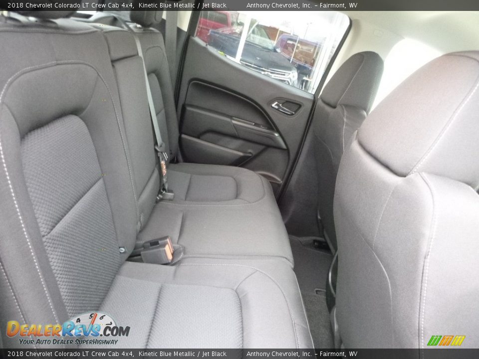 2018 Chevrolet Colorado LT Crew Cab 4x4 Kinetic Blue Metallic / Jet Black Photo #12